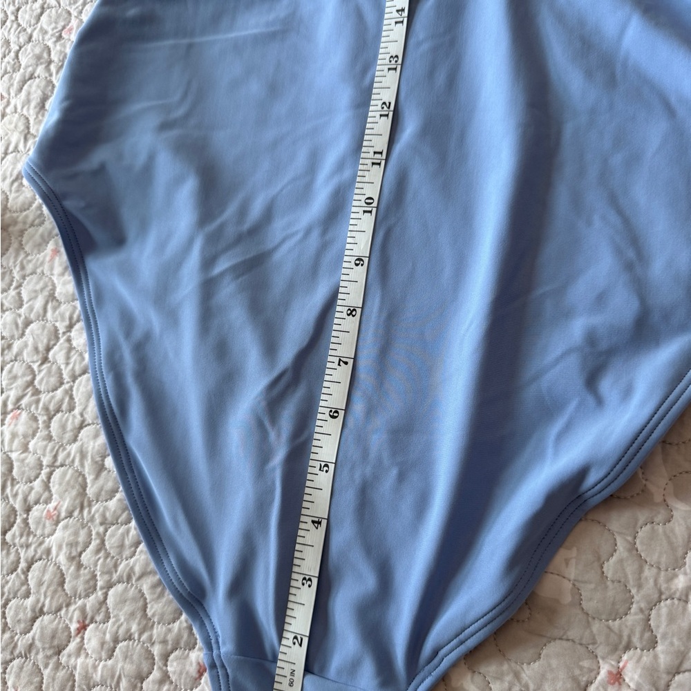 Old Navy NWT One Piece Bathing Suit with Zip, scoop back, L . Sporty and Sexy! - Picture 12 of 13